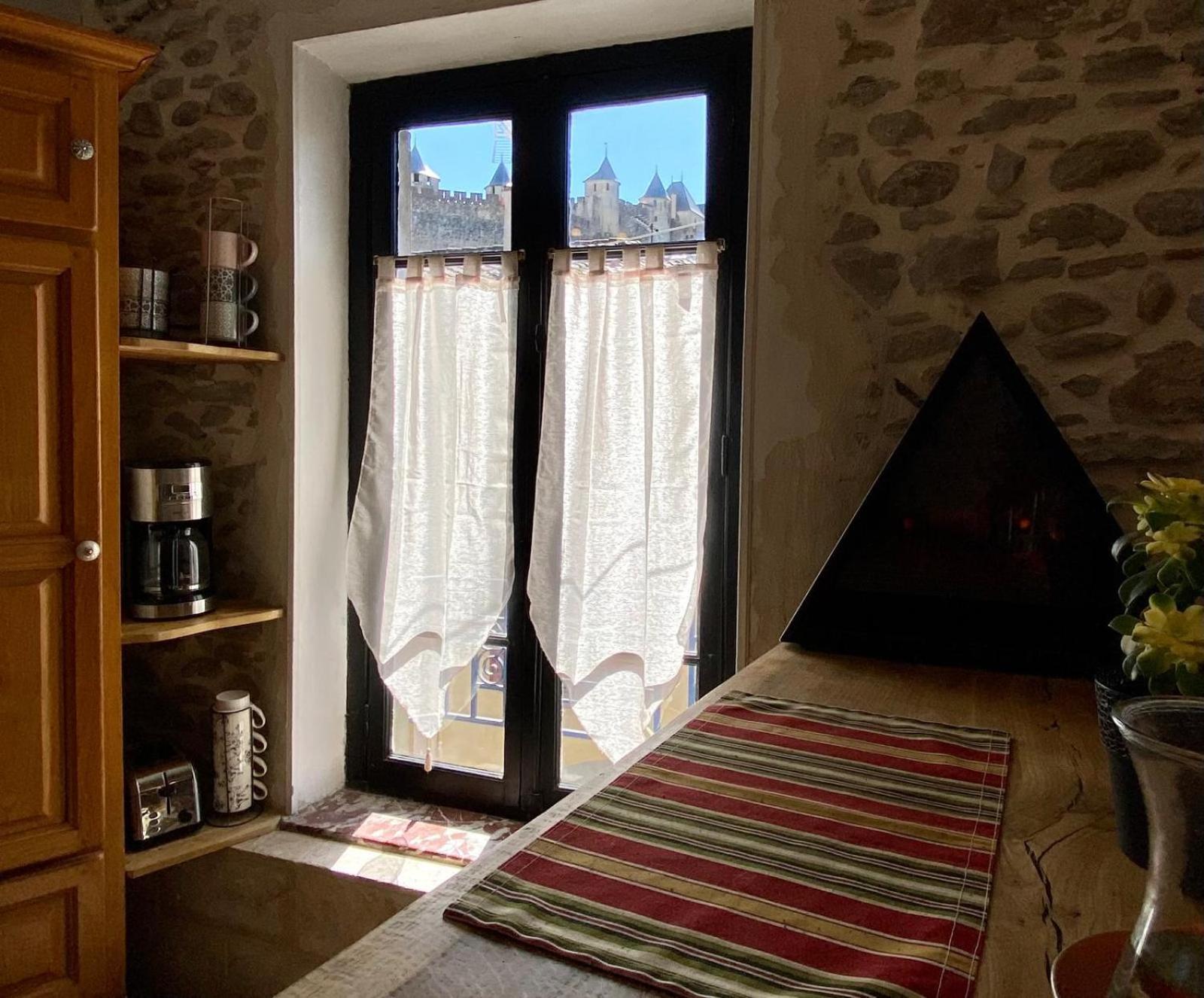 La Maison Des Templiers ~ Ostal Medieval ~ Logis Enchantes Carcasona Exterior foto