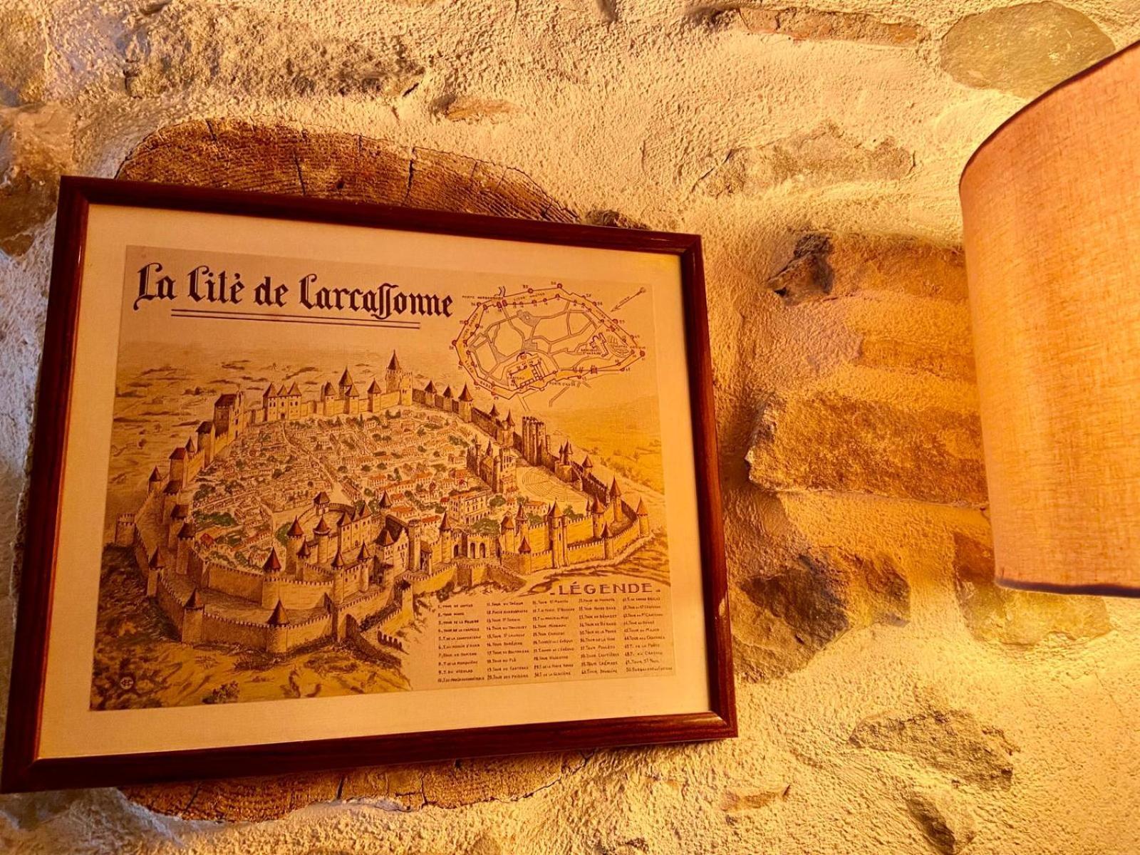 La Maison Des Templiers ~ Ostal Medieval ~ Logis Enchantes Carcasona Exterior foto